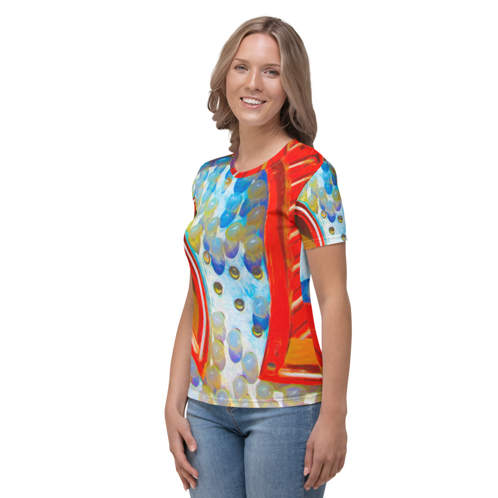 Women's T-shirt – R IS FOR RED By Michael B Lloyd 9484 — view 3