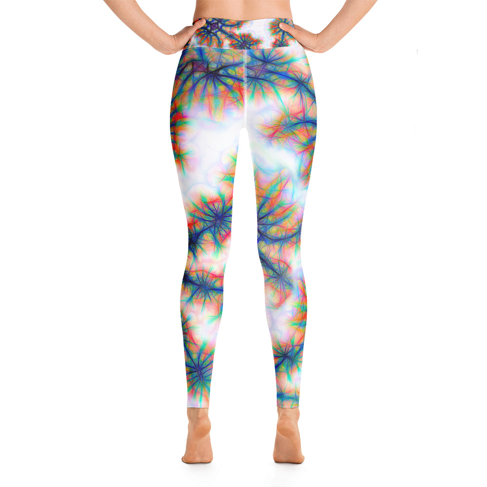 Yoga Leggings - FRACTAL KALIDOSCOPE 5553871 By Michael B Lloyd - Image 4