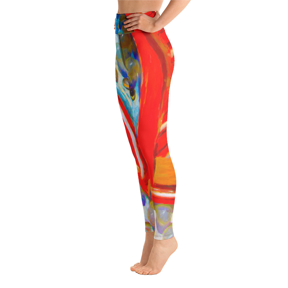Yoga Leggings - R IS FOR RED - By Michael B Lloyd 9484 - Image 2