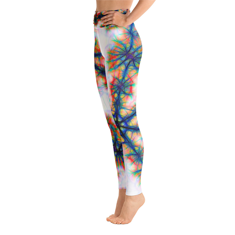 Yoga Leggings - FRACTAL KALIDOSCOPE 5553871 By Michael B Lloyd - Image 2