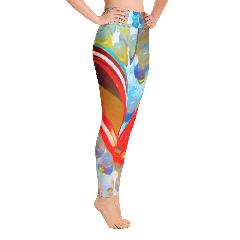 Yoga Leggings - R IS FOR RED - By Michael B Lloyd 9484 - Image 3