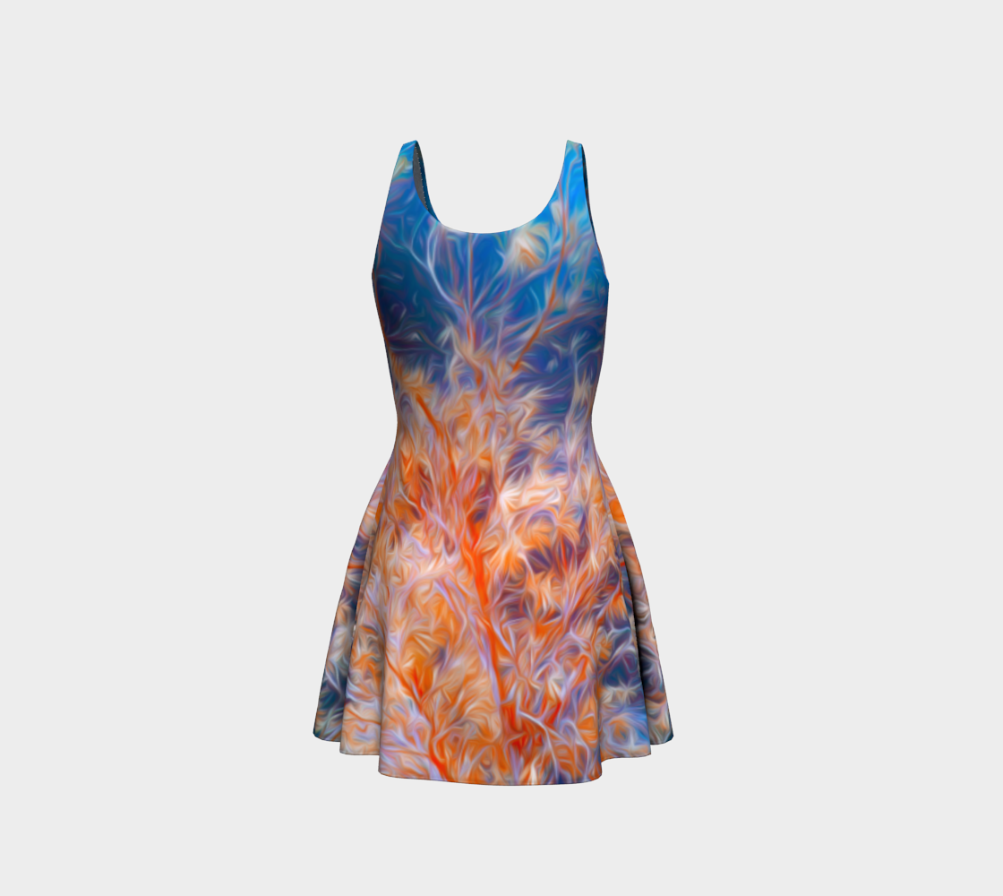 Flare Dress - TREE OF LIFE P1070036-A - By Michael B. Lloyd - Image 4