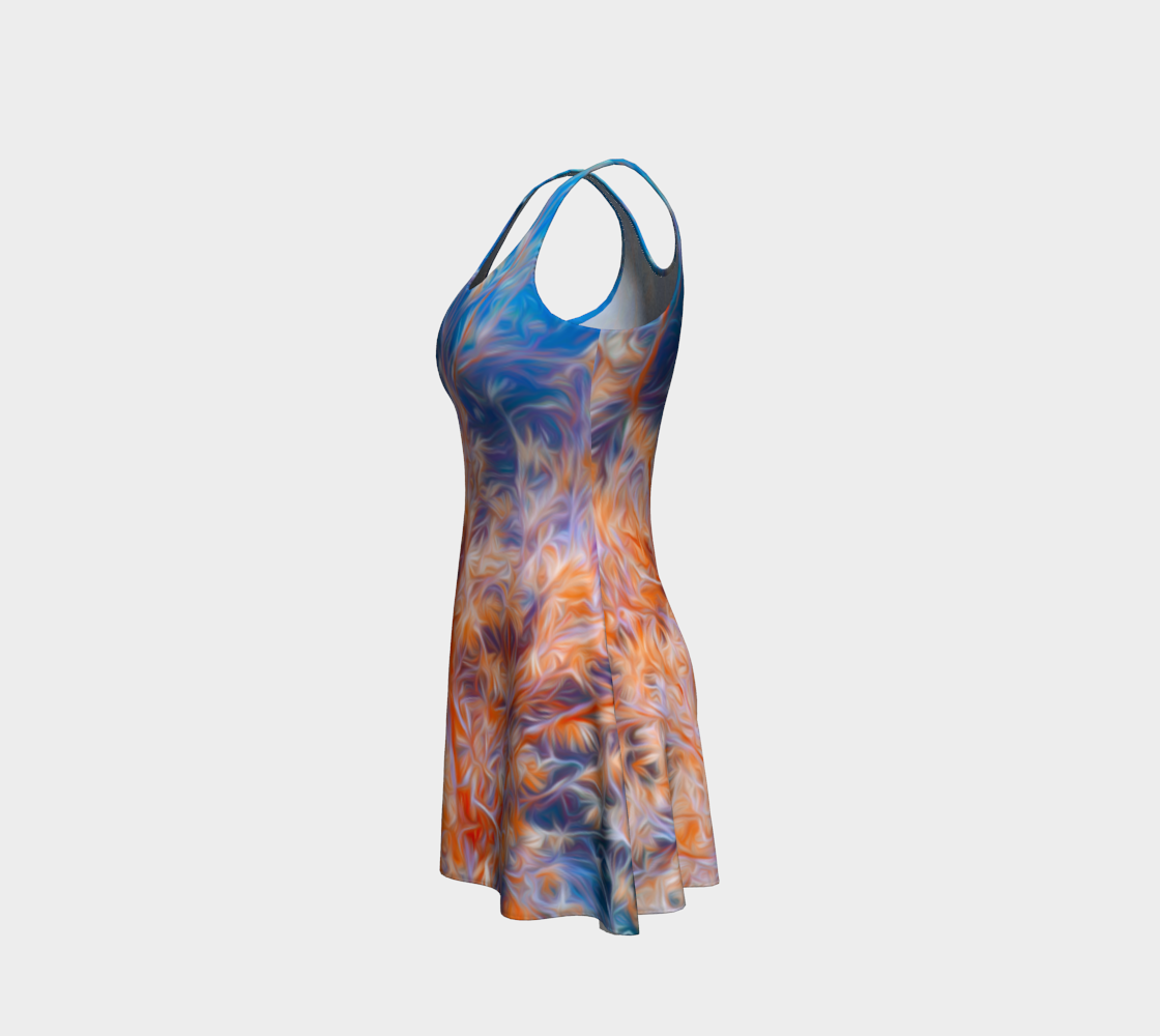 Flare Dress - TREE OF LIFE P1070036-A - By Michael B. Lloyd - Image 3