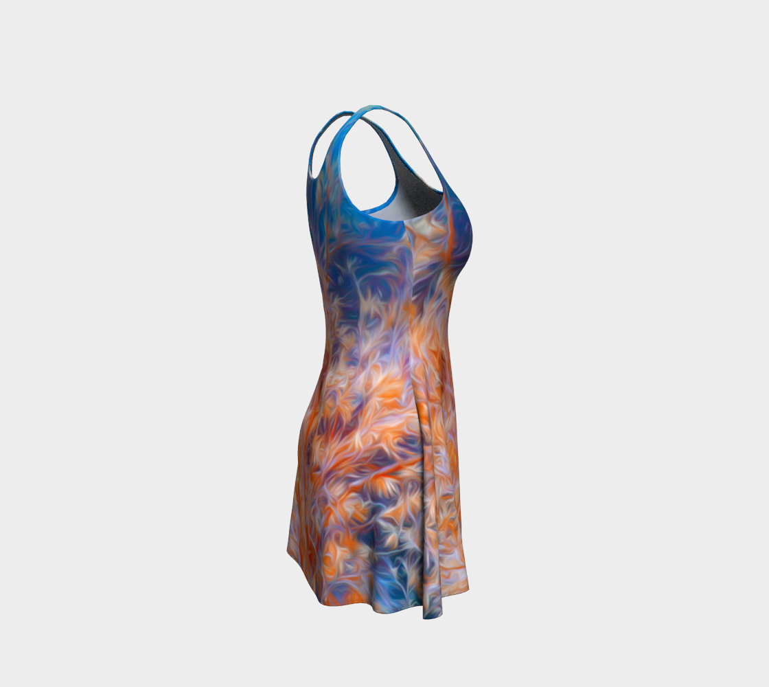 Flare Dress - TREE OF LIFE P1070036-A - By Michael B. Lloyd - Image 2