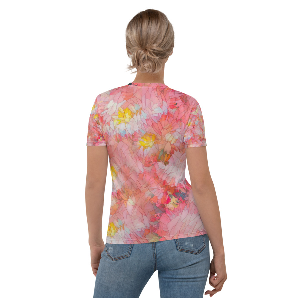 Women's T-shirt Orlando-Stained-Glass-7351 - By Michael B. Lloyd - Image 2