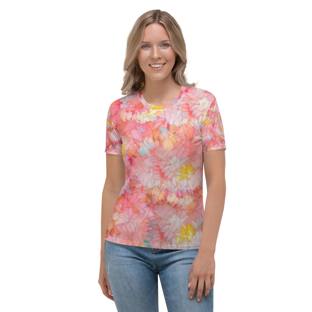 Women's T-shirt Orlando-Stained-Glass-7351 - By Michael B. Lloyd