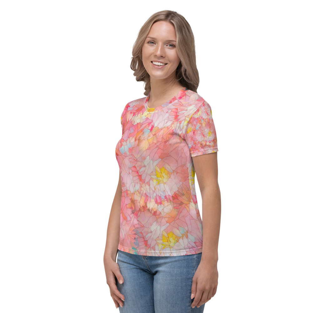 Women's T-shirt Orlando-Stained-Glass-7351 - By Michael B. Lloyd - Image 3