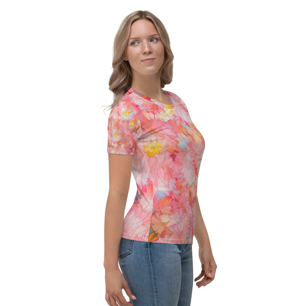 Women's T-shirt Orlando-Stained-Glass-7351 - By Michael B. Lloyd - Image 4