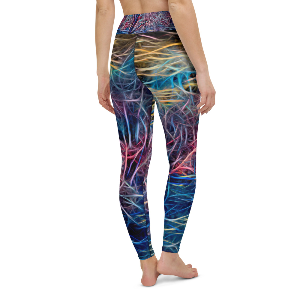 Yoga Leggings - TREE OF FIRE By Michael B Lloyd IR-P1070522 - Image 6