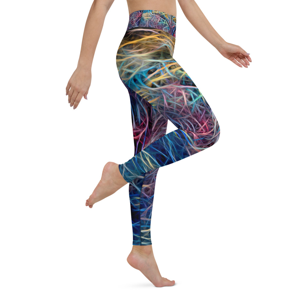 Yoga Leggings - TREE OF FIRE By Michael B Lloyd IR-P1070522 - Image 4