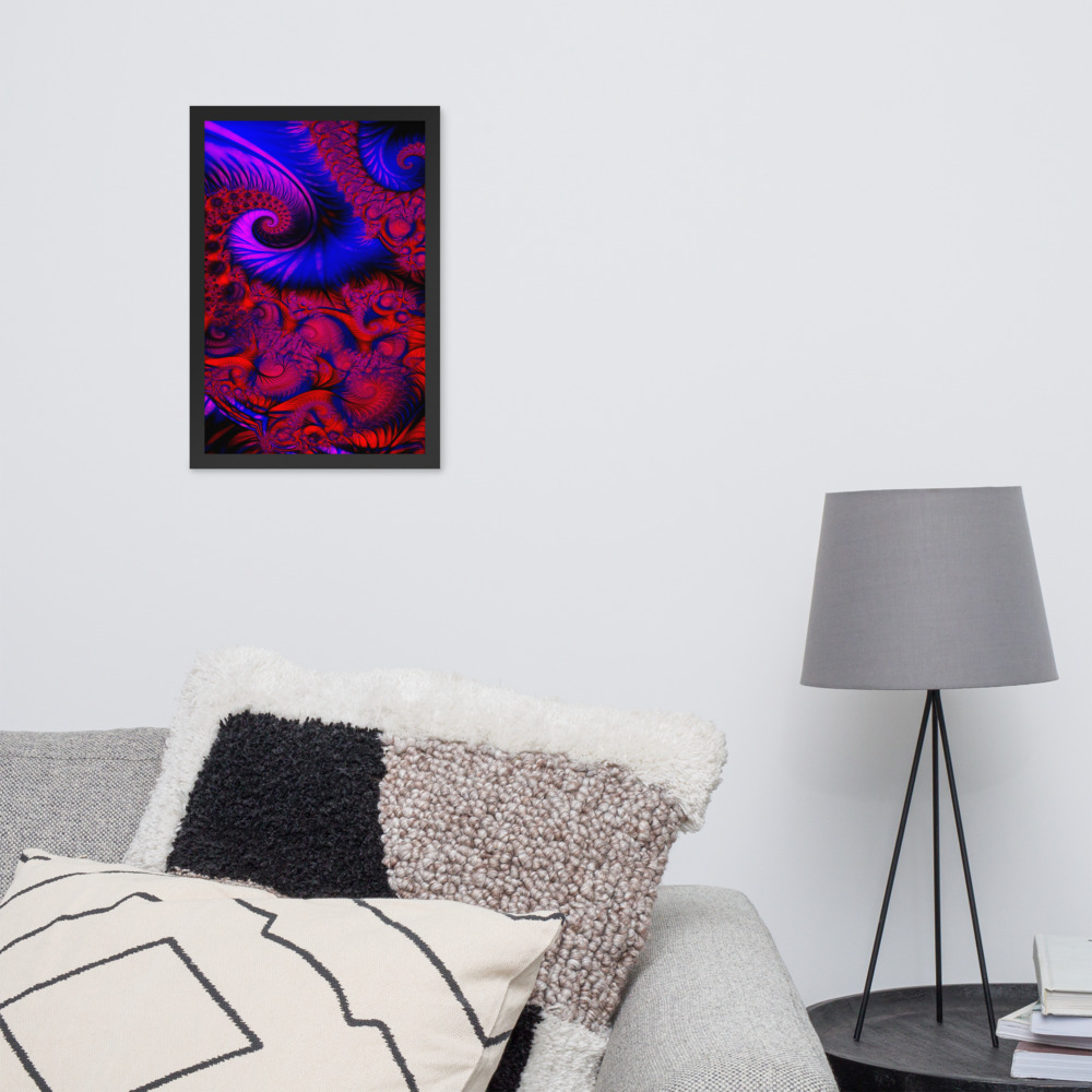 Framed Art Print - PURPLE-DREAMS-47761234-BG6 - By Michael B. Lloyd - Image 2