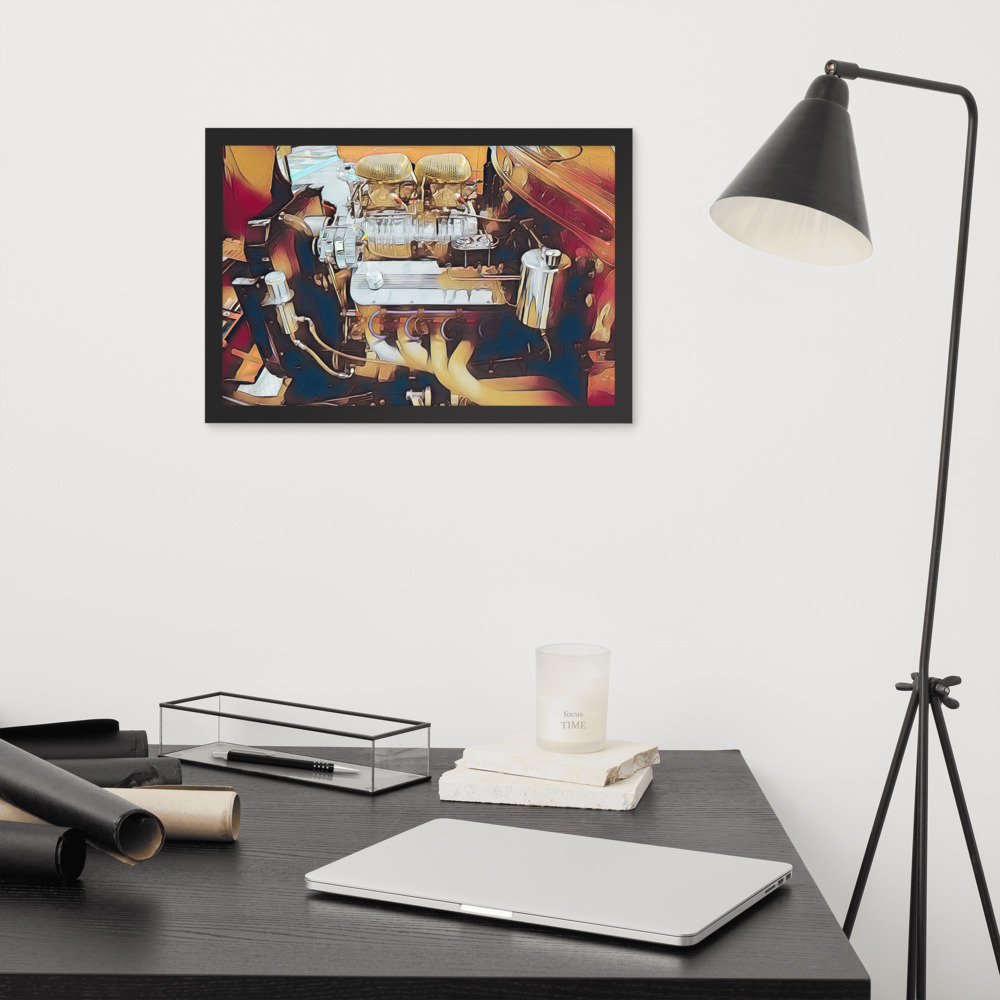 Framed Fine Art Print - ENGIEN-studio-Esan-toon-0045 By Michael B. Lloyd