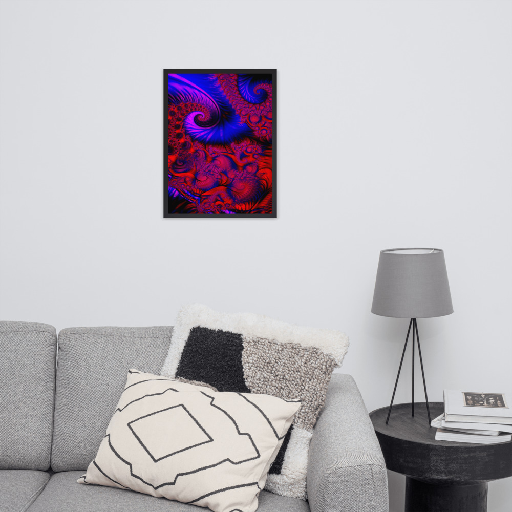 Framed Art Print - PURPLE-DREAMS-47761234-BG6 - By Michael B. Lloyd - Image 3