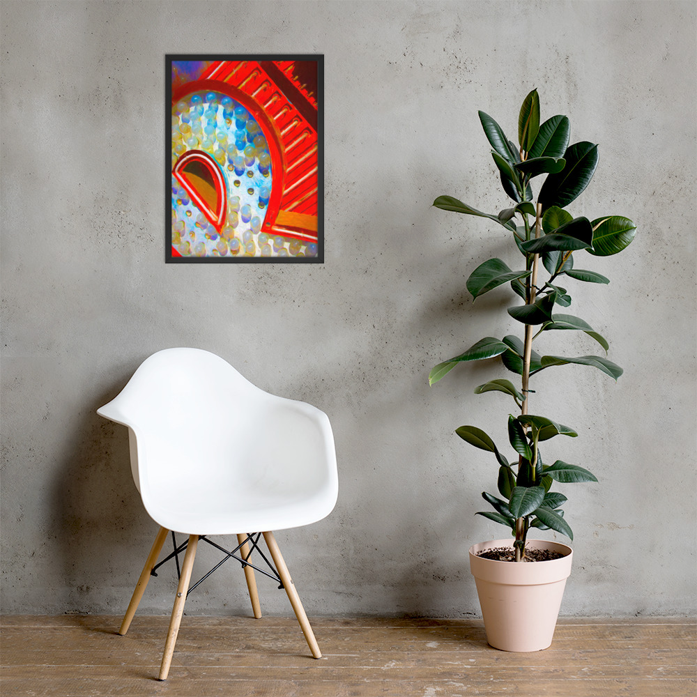 Framed Art Print - R IS FOR RED By Michael B Lloyd 9484 - Image 3