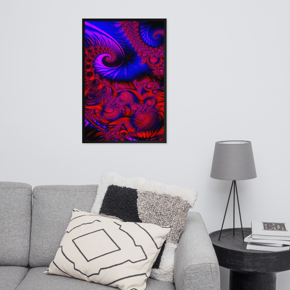 Framed Art Print - PURPLE-DREAMS-47761234-BG6 - By Michael B. Lloyd - Image 4