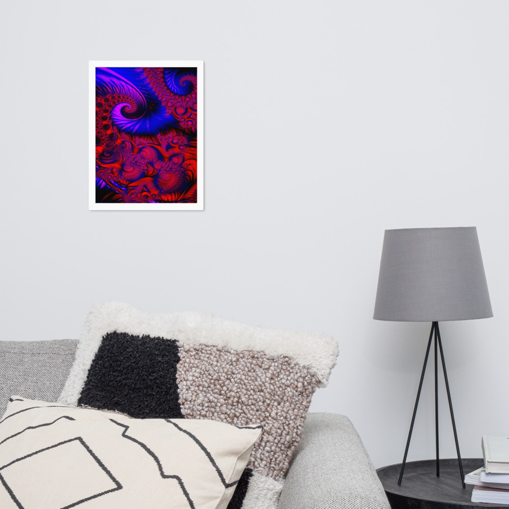 Framed Art Print - PURPLE-DREAMS-47761234-BG6 - By Michael B. Lloyd - Image 5