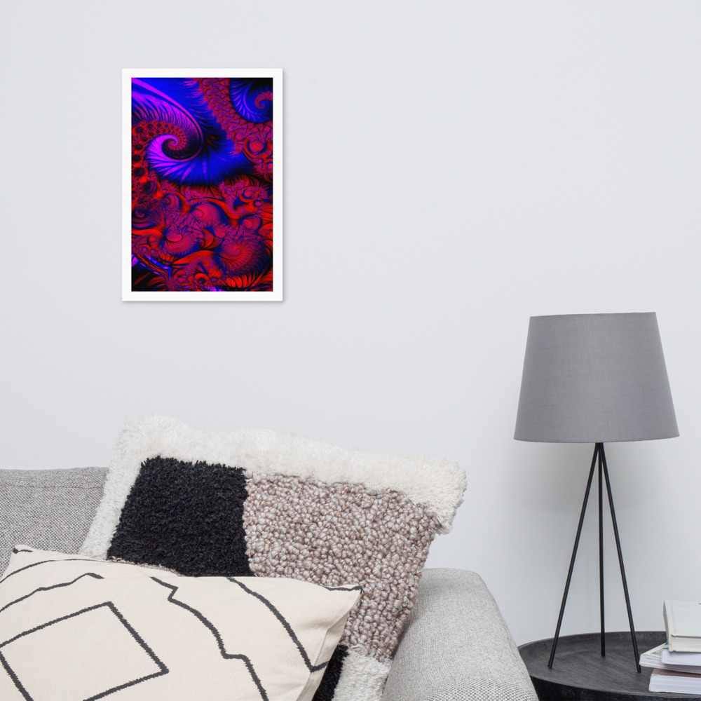 Framed Art Print - PURPLE-DREAMS-47761234-BG6 - By Michael B. Lloyd - Image 6