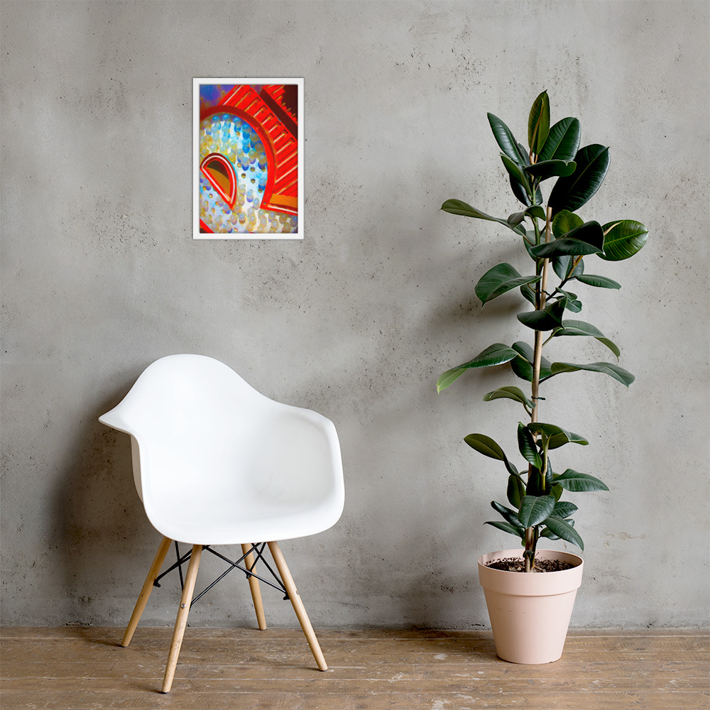 Framed Art Print - R IS FOR RED By Michael B Lloyd 9484 - Image 6