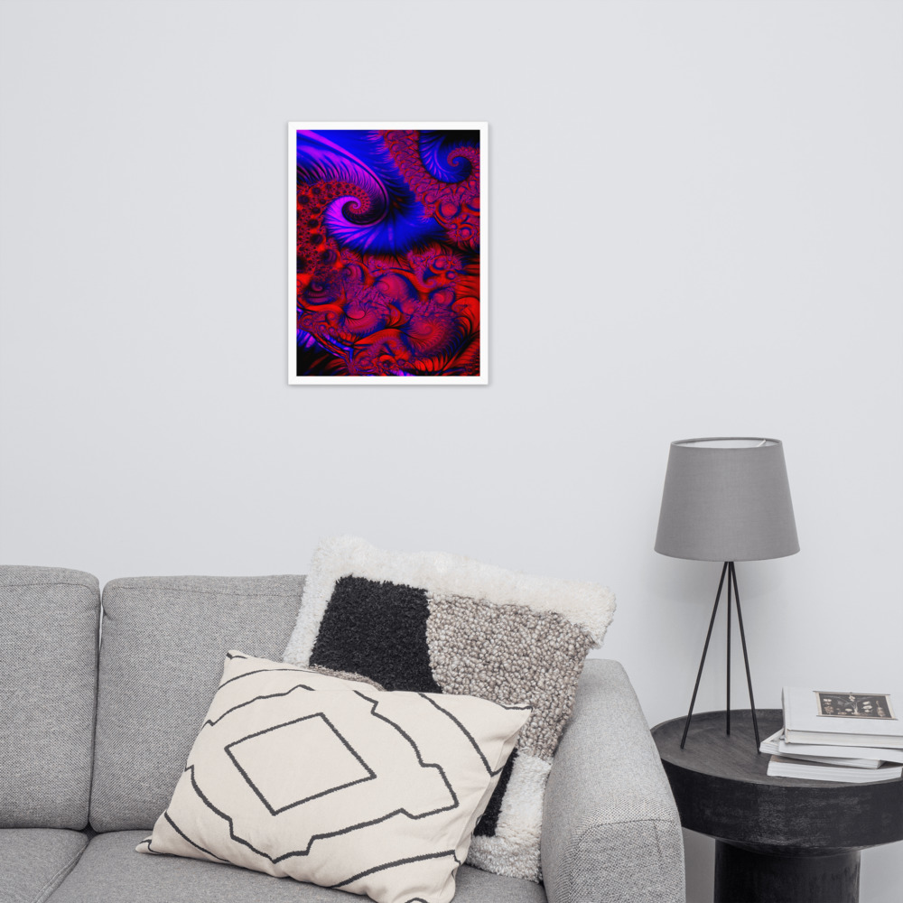 Framed Art Print - PURPLE-DREAMS-47761234-BG6 - By Michael B. Lloyd - Image 7