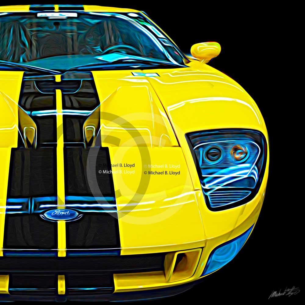 Framed Fine Art Print - FORD-GT-studio-EXPRESSION-0112 By Michael B. Lloyd - Image 2