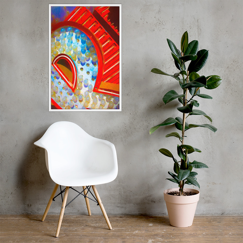 Framed Art Print - R IS FOR RED By Michael B Lloyd 9484 - Image 8